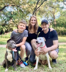Kristin Boulder Dom Love-A-Bull Adoption Success Stories